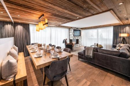 Vakantie in de bergen Appartement 5 kabine kamers 8-10 personen (B12) - Vail Lodge - Val d'Isère - Woonkamer