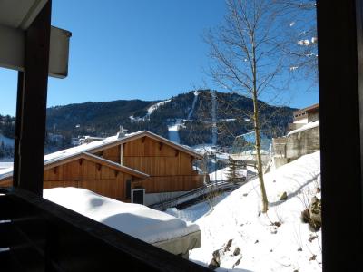 Holiday in mountain resort 2 room apartment cabin 4 people (16) - VIKING - La Clusaz - Balcony