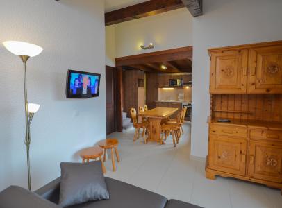 Vakantie in de bergen VVF Résidence Megève Mont Blanc - Megève - Woonkamer