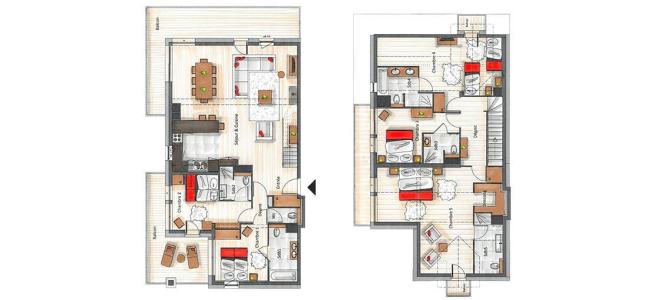 Wakacje w górach  (B13) - Whistler Lodge - Courchevel - Plan