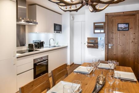 Vakantie in de bergen Appartement 4 kabine kamers 4-6 personen (B07) - Whistler Lodge - Courchevel - Keuken