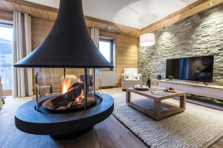 Vakantie in de bergen Appartement 4 kamers 6 personen (B03) - Whistler Lodge - Courchevel - Woonkamer