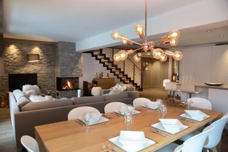 Vacances en montagne Appartement 6 pièces duplex cabine 9-11 personnes (B13) - Whistler Lodge - Courchevel - Séjour