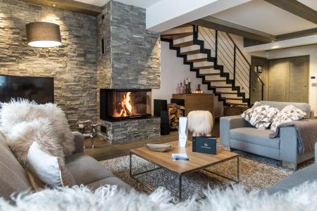 Vacances en montagne Appartement 6 pièces duplex cabine 9-11 personnes (B13) - Whistler Lodge - Courchevel - Séjour