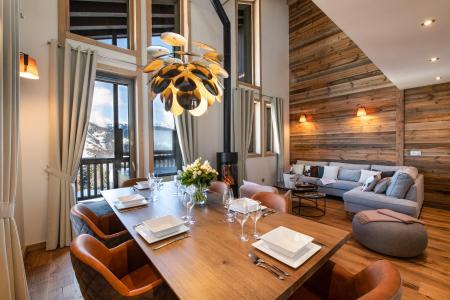 Urlaub in den Bergen 5 Zimmer Chalet für 10 Personen (YL4) - Yellowstone Lodge - La Tania - Wohnzimmer