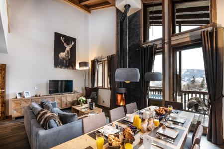 Vacanze in montagna Chalet 5 stanze per 10 persone (YL1) - Yellowstone Lodge - La Tania - Soggiorno