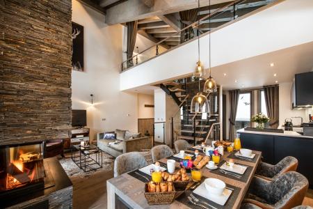 Vacanze in montagna Chalet 5 stanze per 10 persone (YL2) - Yellowstone Lodge - La Tania - Soggiorno