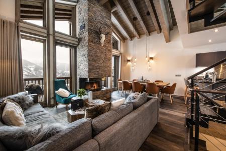 Vacanze in montagna Chalet 5 stanze per 8-10 persone (YL3) - Yellowstone Lodge - La Tania - Soggiorno